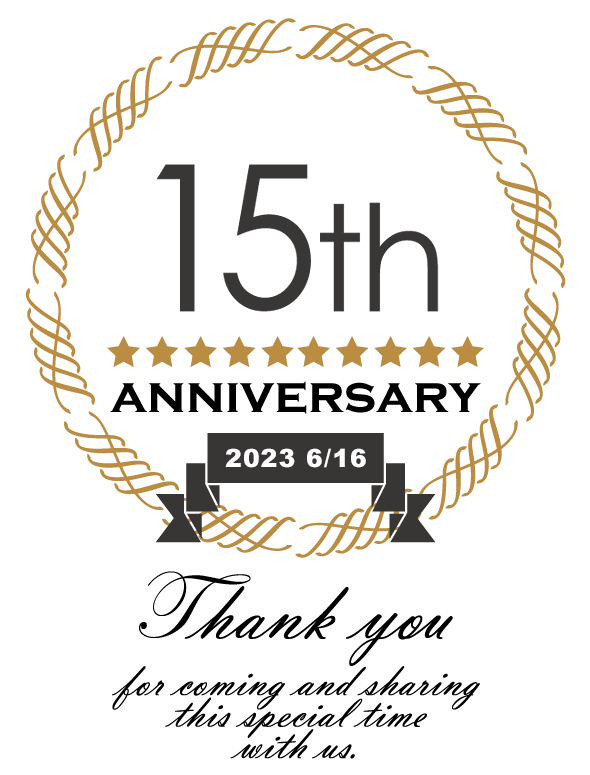 15週年記念バナー